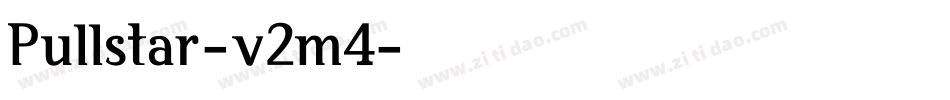 Pullstar-v2m4字体转换