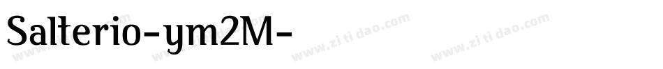 Salterio-ym2M字体转换