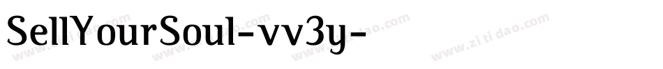 SellYourSoul-vv3y字体转换