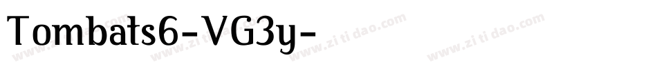 Tombats6-VG3y字体转换 Tombats6-VG3y字体转换