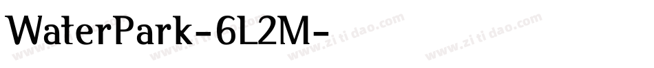 WaterPark-6L2M字体转换