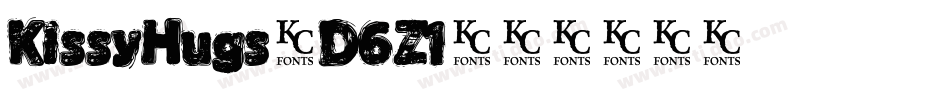 KissyHugs-D6Z1字体转换 KissyHugs-D6Z1字体转换