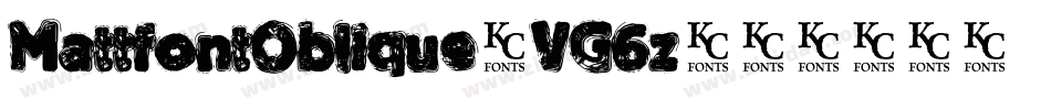 MattfontOblique-VG6z字体转换