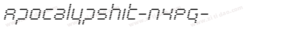 Apocalypshit-n4Pg字体转换