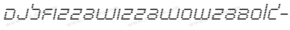 DjbFizzaWizzaWowzaBold-01PG字体转换
