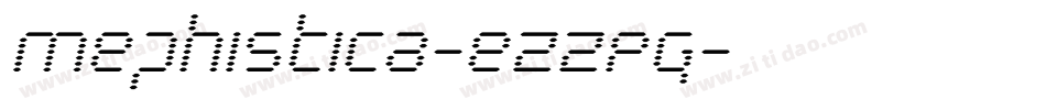 Mephistica-eZZPg字体转换
