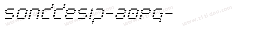 Sonddesip-a0Pg字体转换