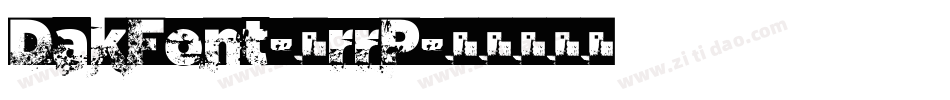 DakFont-0rrP字体转换