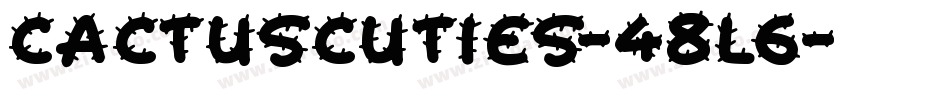 CactusCuties-48L6字体转换