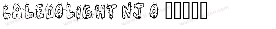 CaledoLight-nj9O字体转换