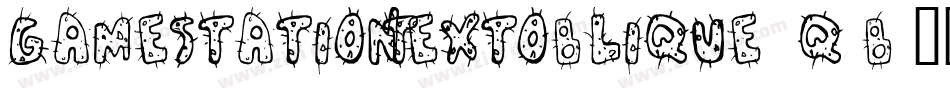 GamestationTextoblique-8q2B字体转换