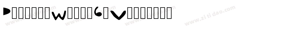 DoergonWave-6jVg字体转换