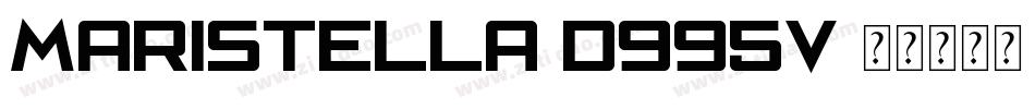 Maristella-d995V字体转换
