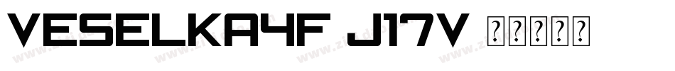 Veselka4f-j17v字体转换