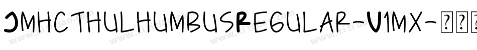 JmhcthulhumbusRegular-V1mx字体转换