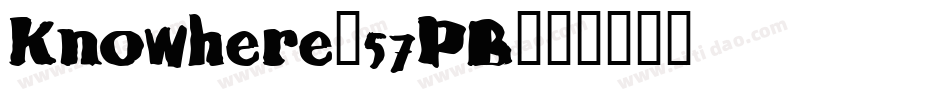Knowhere-57PB字体转换
