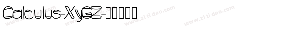 Calculus-XyGZ字体转换