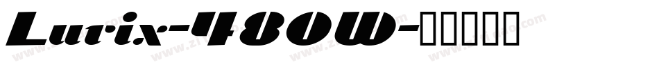 Lurix-48OW字体转换 Lurix-48OW字体转换
