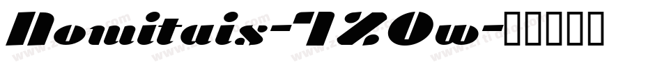 Nomitais-7ZOw字体转换