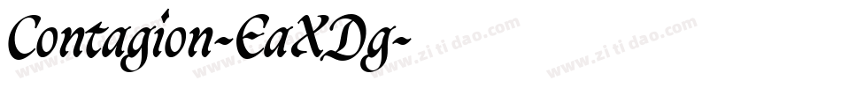 Contagion-EaXDg字体转换