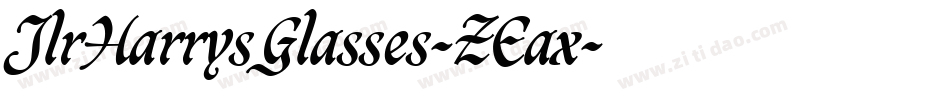JlrHarrysGlasses-ZEax字体转换
