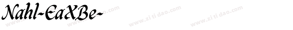 Nahl-EaXBe字体转换