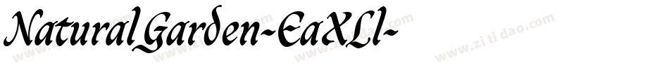NaturalGarden-EaXLl字体转换