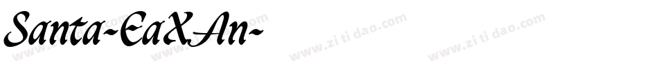 Santa-EaXAn字体转换