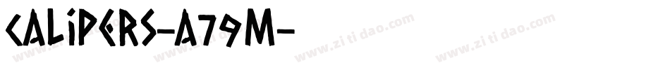 Calipers-a79m字体转换