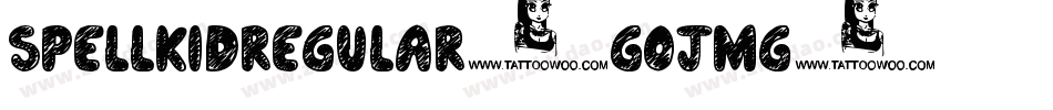 SpellkidRegular-GOJmg字体转换