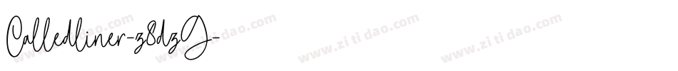 Calledliner-z8dzG字体转换