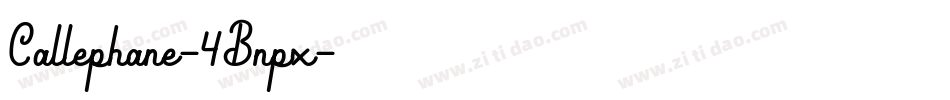 Callephane-4Bnpx字体转换
