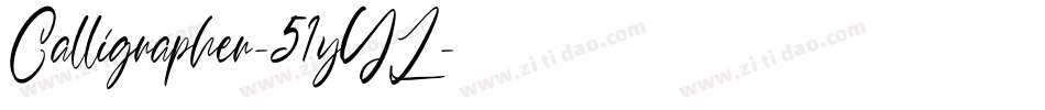 Calligrapher-51yYL字体转换