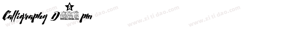 Calligraphy-D4pm字体转换