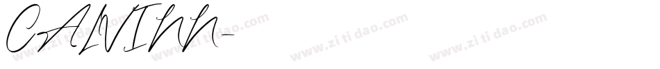 CALVINN字体转换