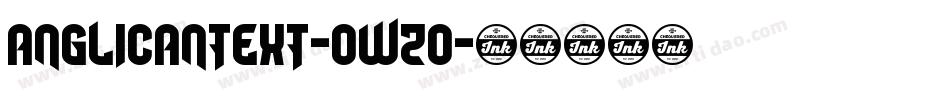 Anglicantext-owZo字体转换