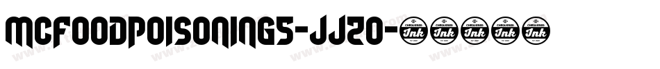 Mcfoodpoisoning5-JJZo字体转换