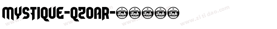 Mystique-qZoAr字体转换