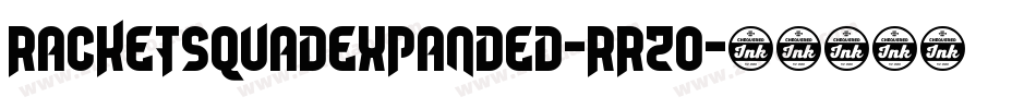RacketSquadExpanded-RRZo字体转换