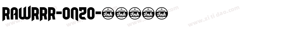 Rawrrr-OnZo字体转换