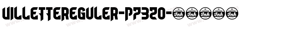 VilletteReguler-p73zO字体转换