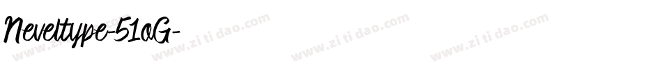 Neveltype-51qG字体转换