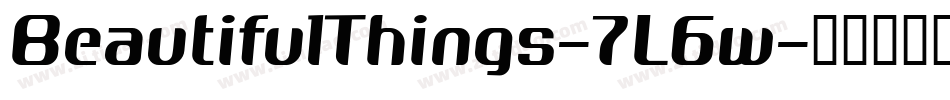 BeautifulThings-7L6w字体转换