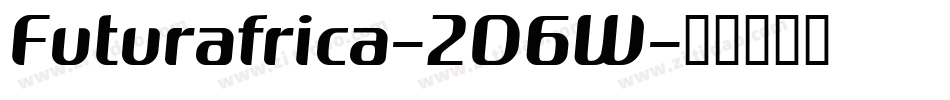 Futurafrica-2D6W字体转换 Futurafrica-2D6W字体转换
