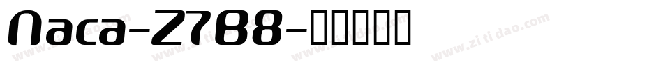 Naca-Z7B8字体转换