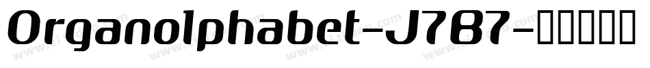 Organolphabet-J7B7字体转换