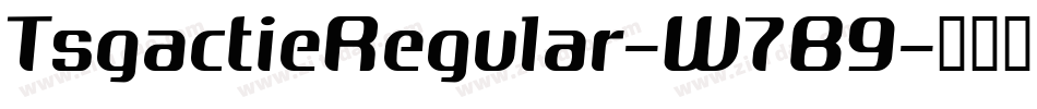 TsgactieRegular-W7B9字体转换 TsgactieRegular-W7B9字体转换
