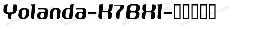 Yolanda-K7BXl字体转换