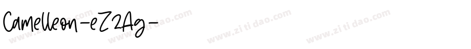 Camelleon-eZ2Ag字体转换