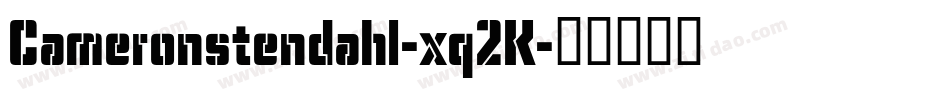 Cameronstendahl-xq2K字体转换